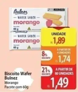 Atacadão Biscoito wafer bulnez morango oferta