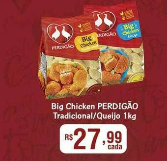 Rede Economia Big Chicken Perdigão Tradicional Queijo oferta