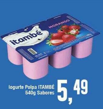 Rede Economia Iogurte Polpa Itambé Sabores oferta