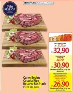 Atacadão Carne Bovina Costela Riba Reserva Resfriada oferta
