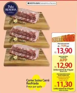 Atacadão Carne Suina Carré Resfriada oferta