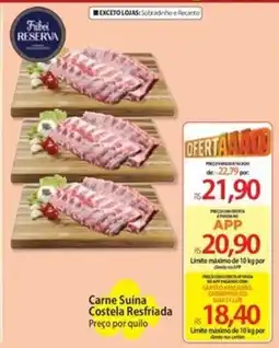 Atacadão Carne Suina Costela Resfriada oferta