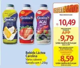 Atacadão Bebida Láctea Carolina Vários sabores oferta
