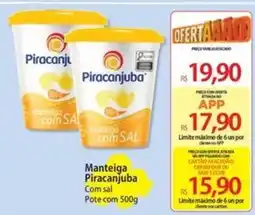 Atacadão Manteiga piracanjuba com sal oferta