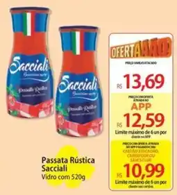 Atacadão Passata Rústica Sacciali oferta