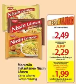 Atacadão Macarrão instantâneo nissin lámen vários sabores oferta