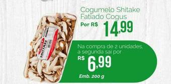 Oba Hortifruti Cogumelo Shitake Fatiado Cogus oferta