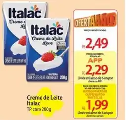 Atacadão Creme de Leite Italac oferta