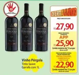 Atacadão Vinho Pérgola Tinto Suave oferta