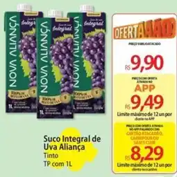 Atacadão Suco integral de uva aliança tinto oferta