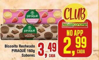 Rede Economia Biscoito Recheado Piraquê Sabores oferta
