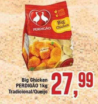 Rede Economia Big Chicken Perdigão Tradicional Queijo oferta