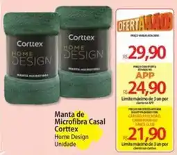 Atacadão Manta de Microfibra Casal Corttex Home Design oferta