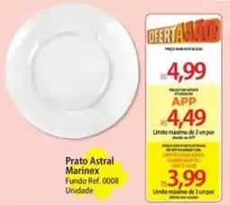 Atacadão Prato Astral Marinex oferta