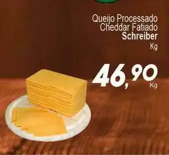 Villefort Atacadista Queijo Processado Cheddar Fatiado Schreiber oferta