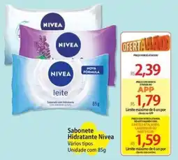Atacadão Sabonete hidratante nivea vários tipos oferta