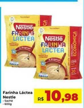 Rebouças Supermercados Farinha Láctea Nestle oferta