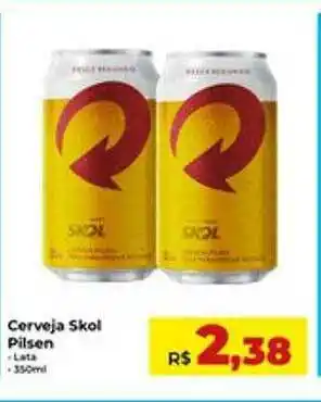 Rebouças Supermercados Cerveja Skol Pilsen oferta
