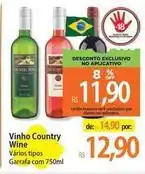 Atacadão Wine - vinho country wine oferta