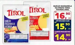 Roldão Tirol - queijo mussarela ou prato oferta