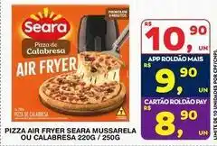 Roldão Seara - pizza air fryer ou calabresa oferta