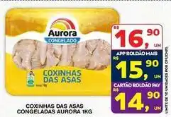 Roldão Aurora - coxinhas das asas congeladas oferta