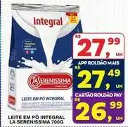 Roldão Serenissima - leite em po integral oferta
