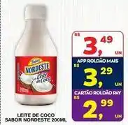 Roldão Nordeste - leite de coco sabor oferta