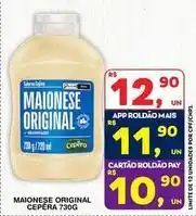 Roldão Original - maionese oferta