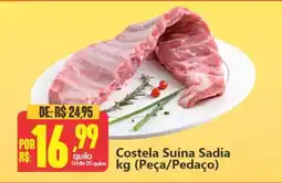 Big Supermercados Costela Suína Sadia oferta