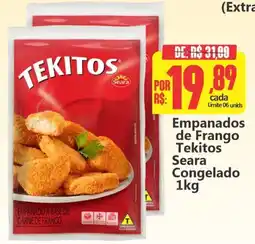 Big Supermercados Empanados de Frango Tekitos oferta
