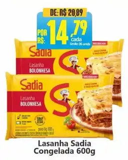 Big Supermercados Lasanha Sadia Bolonhesa oferta