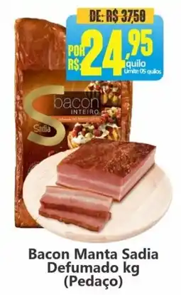 Big Supermercados Bacon manta sadia oferta