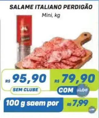 Salame italiano perdigão mini kg