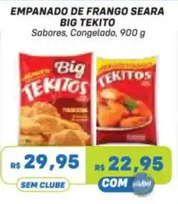 Prezunic empanado de frango seara big tekito oferta