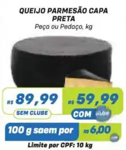 Prezunic Queijo parmesão capa preta oferta