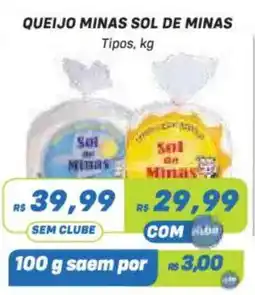 Prezunic Queijo minas sol de minas oferta