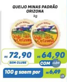 Prezunic Queijo minas padrão orizona oferta