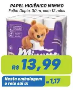 Prezunic Papel higiênico mimmo oferta