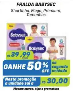 Prezunic Fralda babysec oferta