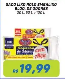 Prezunic Saco lixo rolo embalixo bloq. de odores oferta