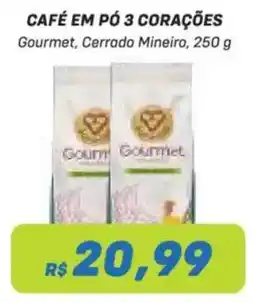 Prezunic Café em pó 3 corações oferta