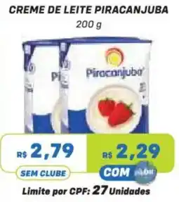 Prezunic Creme de leite piracanjuba oferta