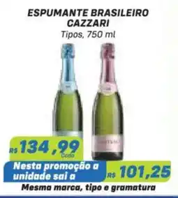 Prezunic Espumante brasileiro cazzari oferta