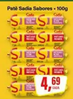 Rede Supermarket Patê Sadia Sabores oferta