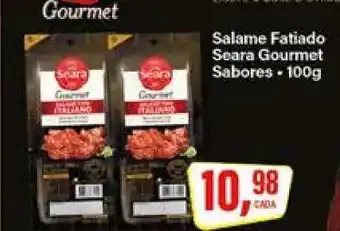 Rede Supermarket Salame Fatiado Seara Gourmet Sabores oferta