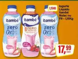 Rede Supermarket Iogurte Líquido Itambé Nolac ou Fit oferta