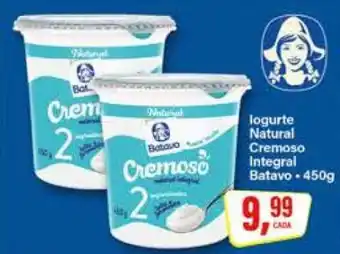 Rede Supermarket Iogurte Natural Cremoso Integral Batavo oferta