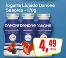 Rede Supermarket Iogurte Líquido Danone Sabores oferta