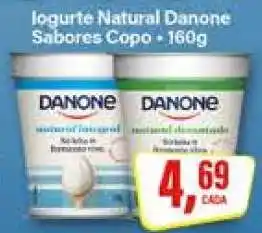 Rede Supermarket Iogurte Natural Danone Sabores Copo oferta
